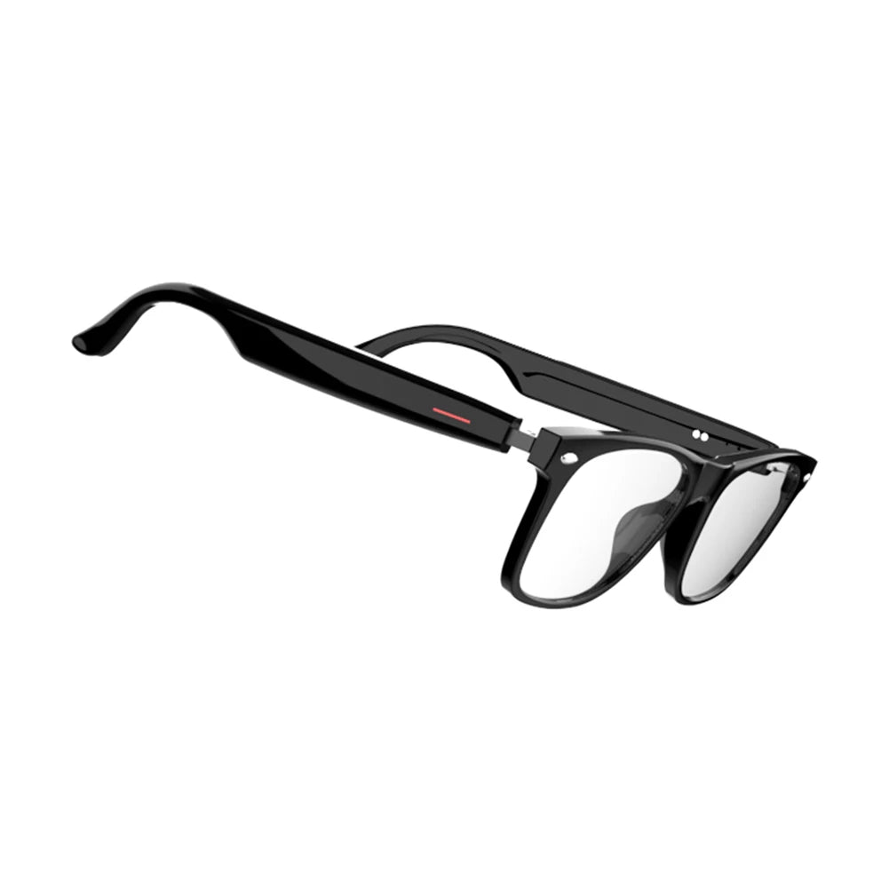 Lunettes Caméra avec Télécommande - Lunettes Sport Outdoor avec Caméra, Audio Open-Ear, Micro & Haut-Parleurs pour Homme & Femme