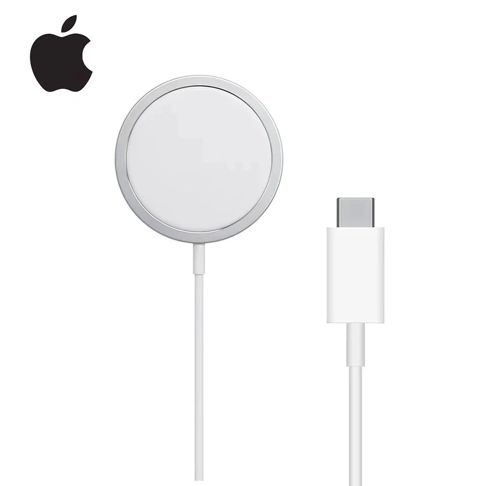 Chargeur Apple Original Type-C Magnétique Sans Fil USB-C 20W Charge Rapide pour iPhone 17 Pro Max 17 16 15 14 13 12
