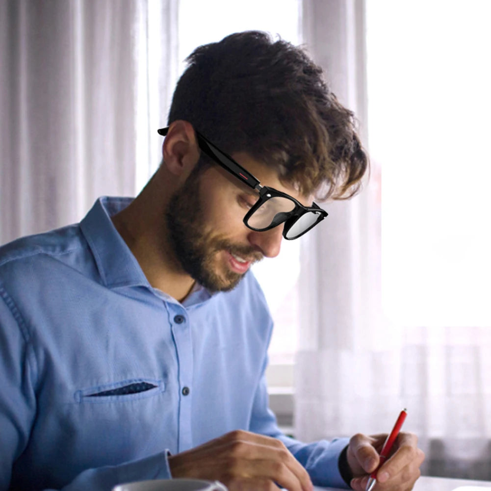 Lunettes Caméra avec Télécommande - Lunettes Sport Outdoor avec Caméra, Audio Open-Ear, Micro & Haut-Parleurs pour Homme & Femme