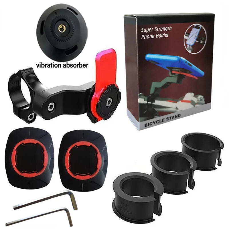 Support Téléphone Moto Vélo 360° Anti-Choc - Guidon Navigation GPS Universel