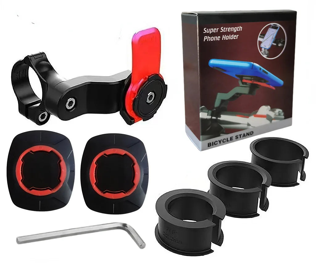 Support Téléphone Moto Vélo 360° Anti-Choc - Guidon Navigation GPS Universel