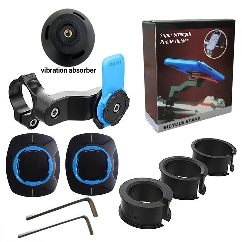 Support Téléphone Moto Vélo 360° Anti-Choc - Guidon Navigation GPS Universel